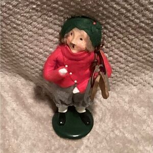 Vintage 1990 Byers Choice Boy Skater